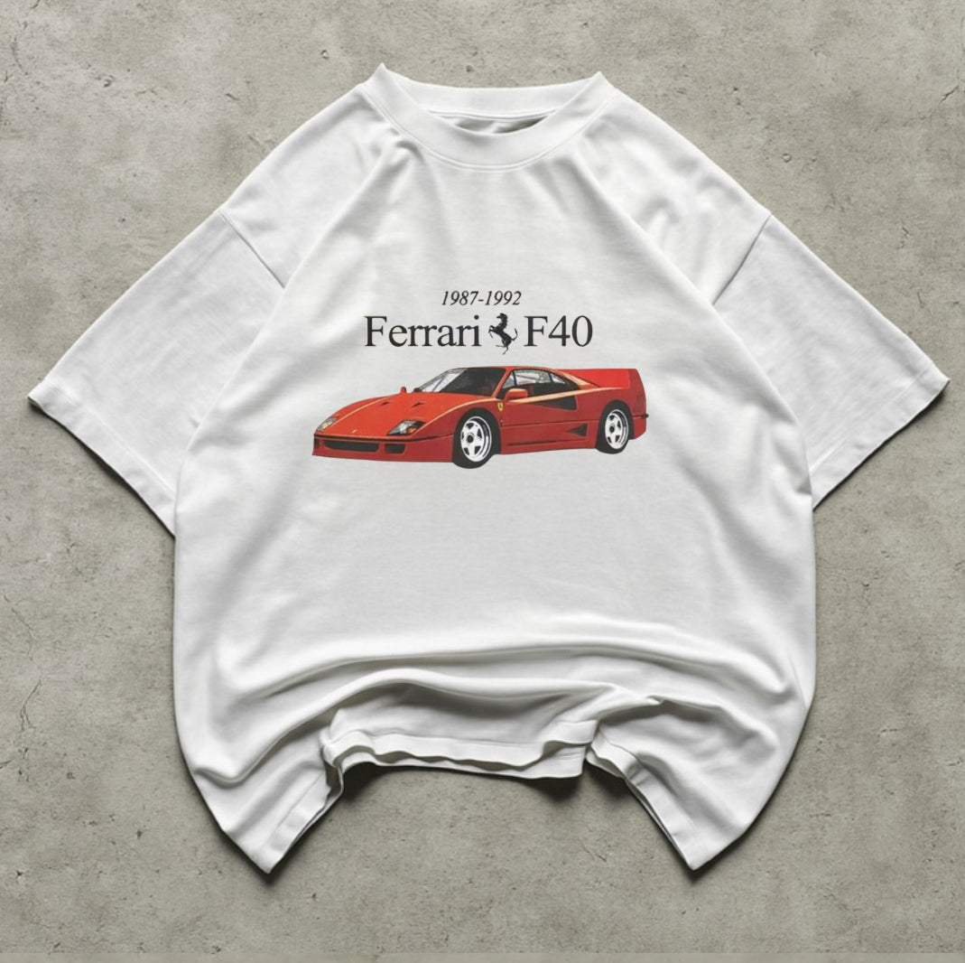 Vintage Ferrari F40 Graphic Tee