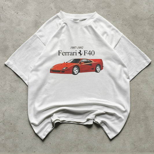 Vintage Ferrari F40 Graphic Tee
