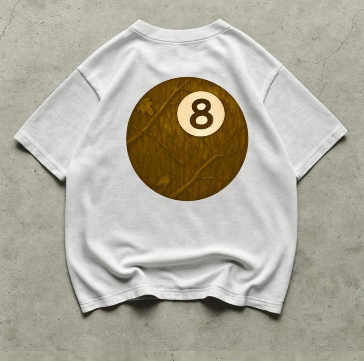 Y2K Camo 8 Ball Graphic Tee